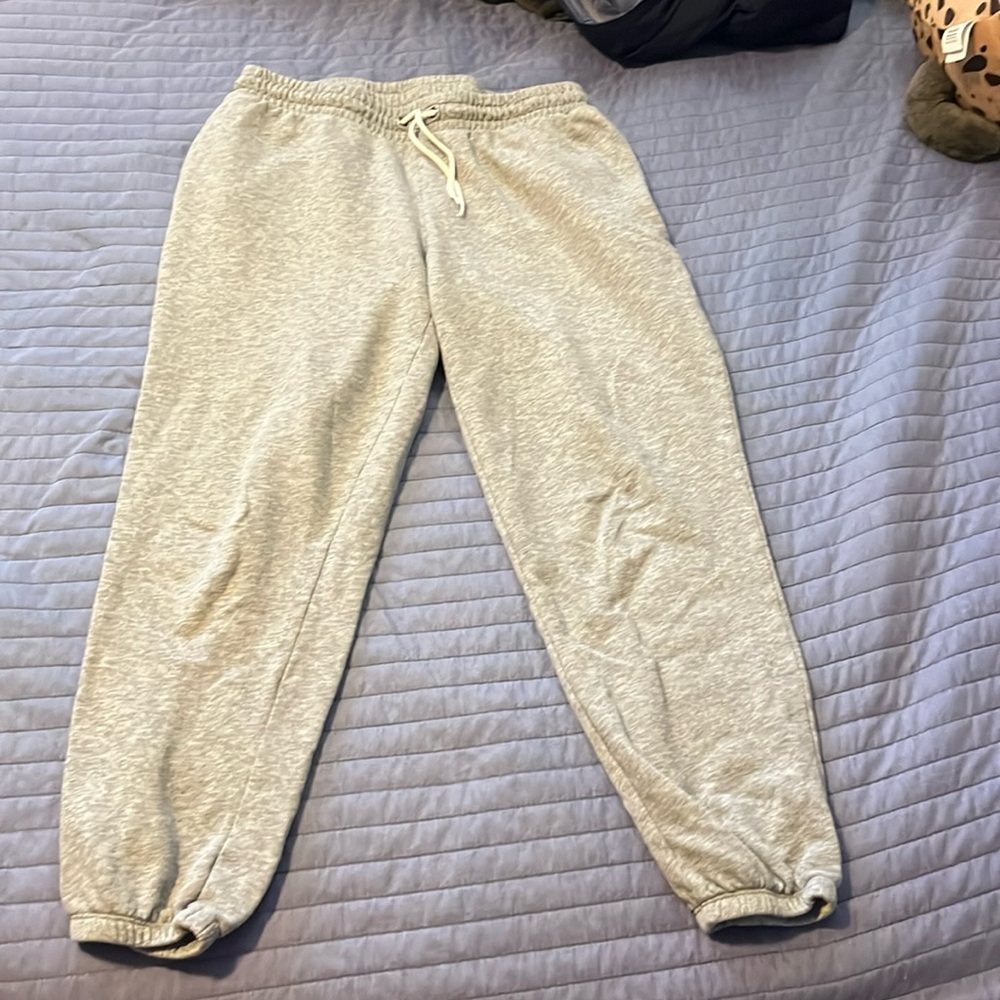 Gray sweats